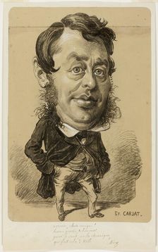 Caricature of a Man, n.d. Creator: Etienne Carjat