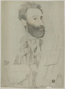 Caricature of an Art Teacher, n.d. Creator: Unknown