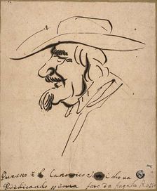 Caricature of Canon Sorri, n.d. Creator: Angelo de Rossi