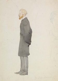 Caricature of Doctor Buistroff, c1890s. Creator: Albert Edelfelt