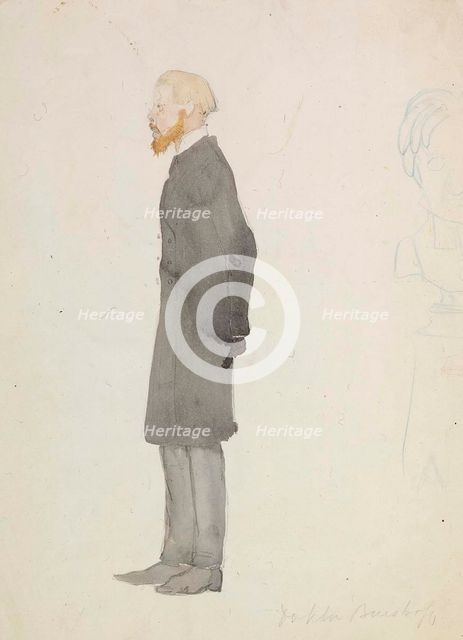 Caricature of Doctor Buistroff, c1890s. Creator: Albert Edelfelt.