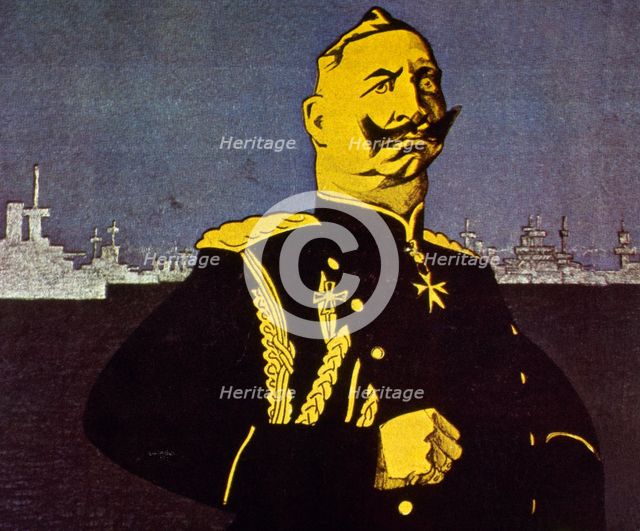 Caricature of German Emperor Wilhelm II (1859-1941), 1905.  Creator: LTL.