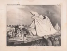 Caricature of Louis Philippe I (1773-1850), King of the French, 1834. Creator: Daumier, Honoré (1808-1879)