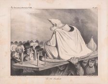 Caricature of Louis Philippe I (1773-1850), King of the French, 1834. Creator: Daumier, Honoré (1808-1879)