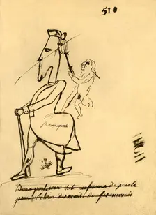 Caricature of Napoleon, 1779, (1921). Creator: Unknown