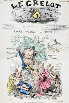 Caricature of Raoul Rigault, 14th May 1871. Artist: Bertall