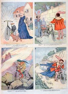 Caricatures from the legend of Faust, 1894