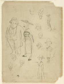 Caricatures of Gentlemen, n.d. Creator: Philip William May