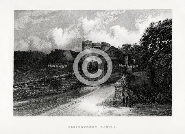 Carisbrooke Castle, Newport, Isle of Wight, 1896. Artist: Unknown