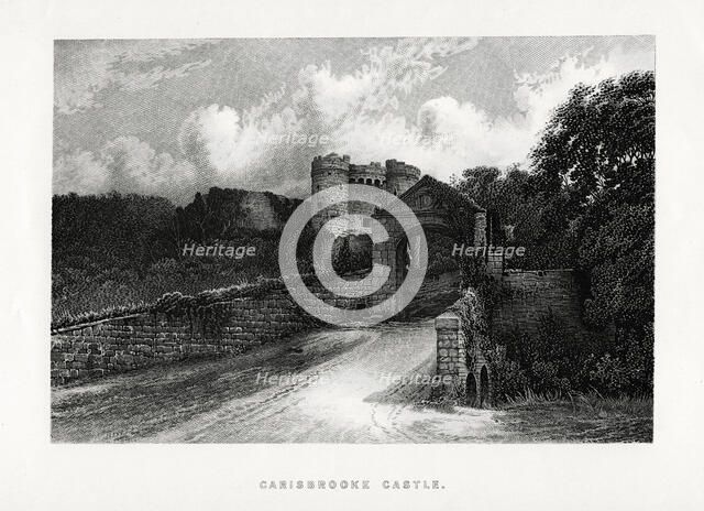 Carisbrooke Castle, Newport, Isle of Wight, 1896. Artist: Unknown