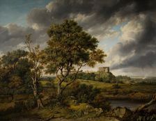 Carisbrooke Castle, Isle Of Wight, 1831. Creator: Patrick Nasmyth