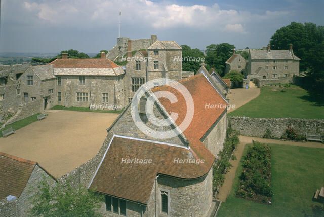 Carisbrooke Castle, Isle of Wight, 1997. Artist: N Corrie