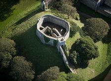 Carisbrooke Castle Keep, Isle of Wight. Artist: Historic England Staff Photographer