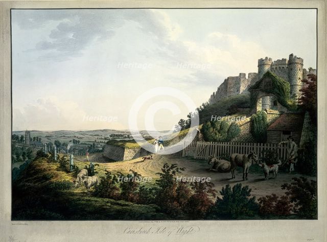 'Carisbrook Isle of Wight', 1813. Creator: J King.