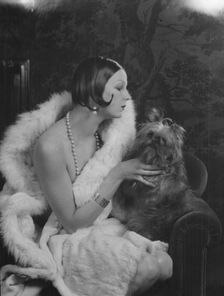 Carise, Erna, Mme., portrait photograph, 1928 Creator: Arnold Genthe