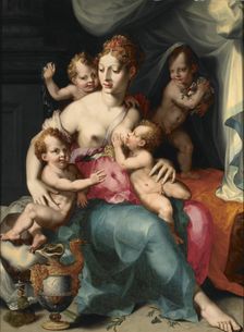 Caritas, 1540. Creator: Sellaer, Vincent (1490-1564)