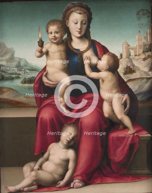 Caritas (Charity), 1518-1618. Creator: Giuliano Bugiardini.
