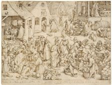 Caritas (Charity), 1559. Artist: Bruegel (Brueghel), Pieter, the Elder (ca 1525-1569)