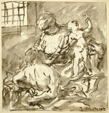 Caritas Romana, n.d. Creator: Abraham Bloemaert