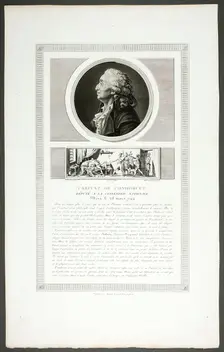 Caritat de Condorcet, Deputy at the National Convention, from Tableaux historiques de..., 1798–1804. Creator: Charles Francois Gabriel Levachez