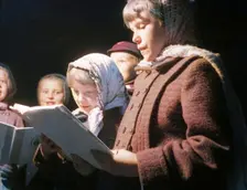 Carol singers, c1955. Creator: Arthur Charles Kirby Ware