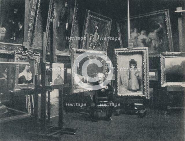 'Carolus Duran in his Studio', c1897. Artist: Unknown.