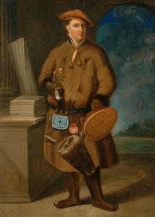 Carolus Linnaeus (1707-1778) in Lappish dress. Creator: Hoffmann, Martin (After)