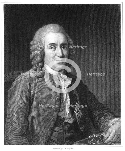 Carolus Linnaeus, 18th century Swedish naturalist, 1835. Creator: Unknown.