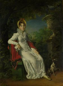 Carolina Ferdinanda Louisa of Sicily (1798-1870). Wife of Charles Ferdinand, Duc de Berry, in the Pa Creator: Francois Gérard