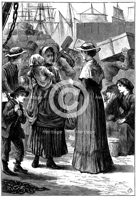 Caroline Chisholm, The Emigrant's Friend', Sydney, Australia, c1845. Artist: Unknown