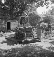 Caroline Atwater, wife of Negro owner, tells how they got their place, 1939. Creator: Dorothea Lange