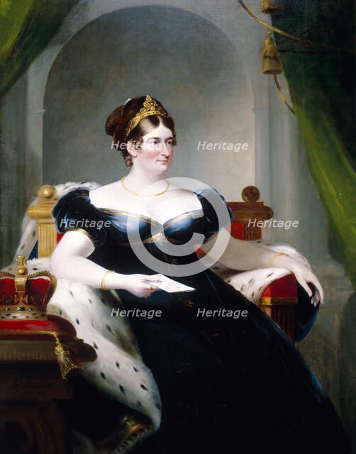 Caroline of Brunswick, Consort of George IV, 1820. Artist: James Lonsdale