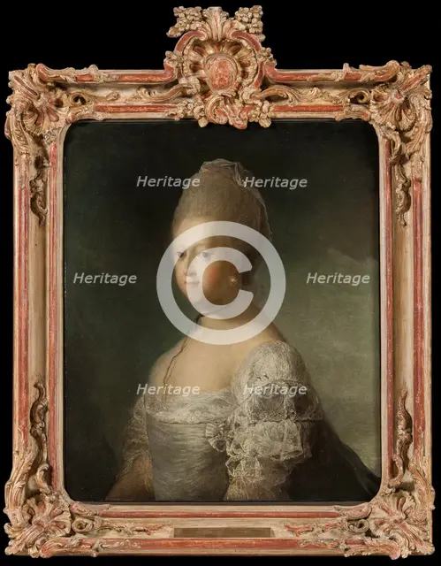 Caroline Mathilde, Queen of Denmark, 18th century. Creator: Carl Gustaf Pilo.