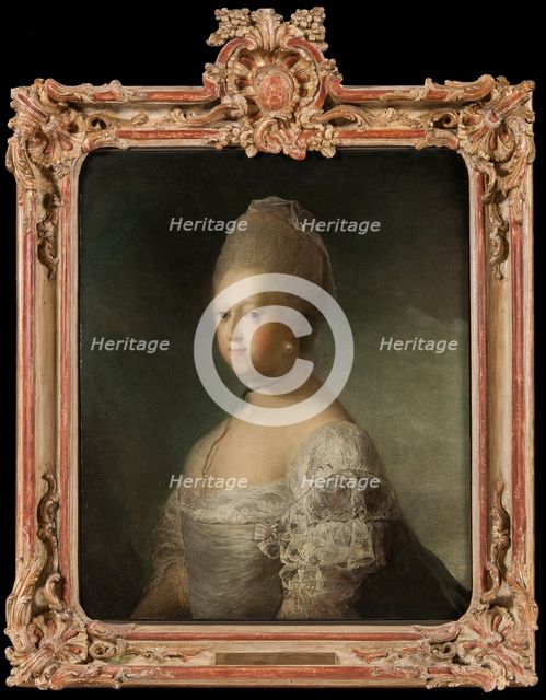 Caroline Mathilde, Queen of Denmark, 18th century. Creator: Carl Gustaf Pilo.