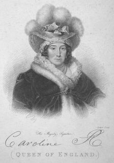 Caroline (Queen of England) 1820. Creator: Robert Cooper