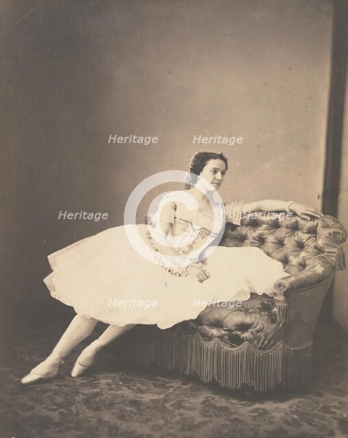 Caroline Rosati, ca. 1860. Creator: André-Adolphe-Eugène Disdéri.