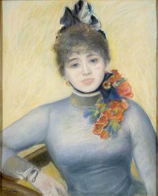 Caroline Rémy ("Séverine"), c. 1885. Creator: Pierre-Auguste Renoir