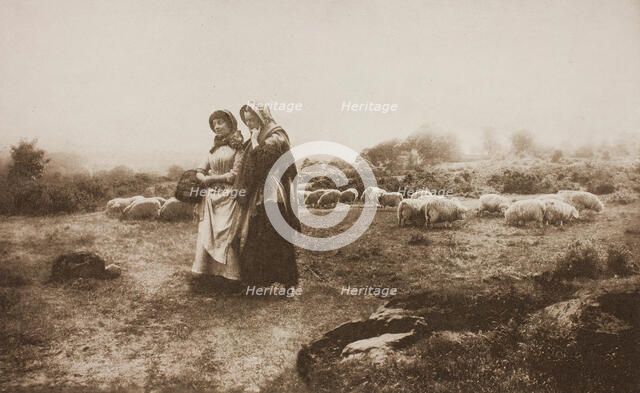 Carolling, 1887, printed January 1890. Creator: Henry Peach Robinson.