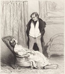 Carotte de l'écrin, 1844. Creator: Honore Daumier