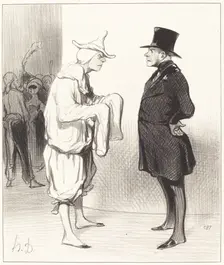 Carotte du voltigeur, 1844. Creator: Honore Daumier