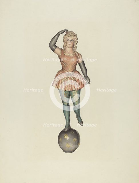 Carousel Calliope Figure, c. 1939. Creator: Robert Pohle.