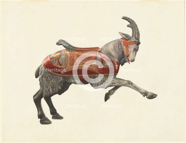 Carousel Goat, c. 1938. Creator: Donald Donovan.