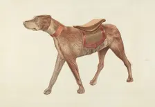 Carousel Dog, c. 1938. Creator: Michael Riccitelli