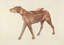 Carousel Dog, c. 1938. Creator: Michael Riccitelli