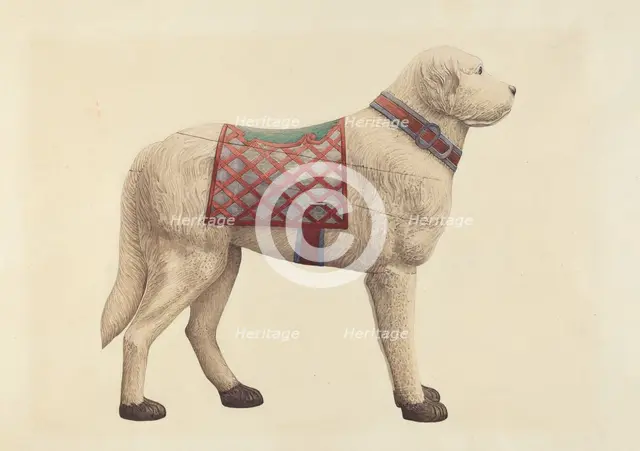 Carousel Dog, c. 1938. Creator: Robert Pohle.