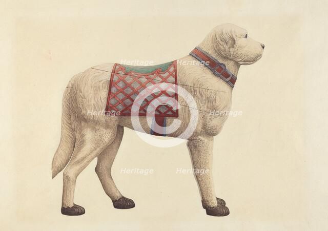 Carousel Dog, c. 1938. Creator: Robert Pohle.