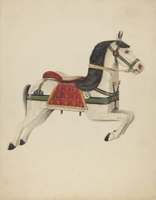 Carousel Horse, 1935/1942. Creator: Howard Weld