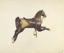 Carousel Horse, 1938. Creator: Henry Tomaszewski