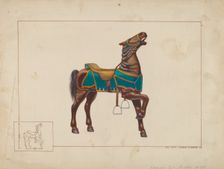 Carousel Horse, c. 1938. Creator: Ernest A Towers Jr
