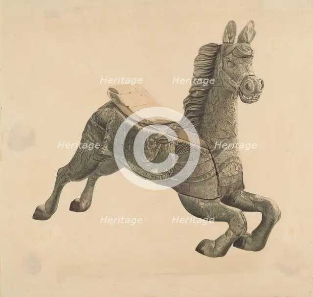Carousel Horse, c. 1938. Creator: Henry Murphy.